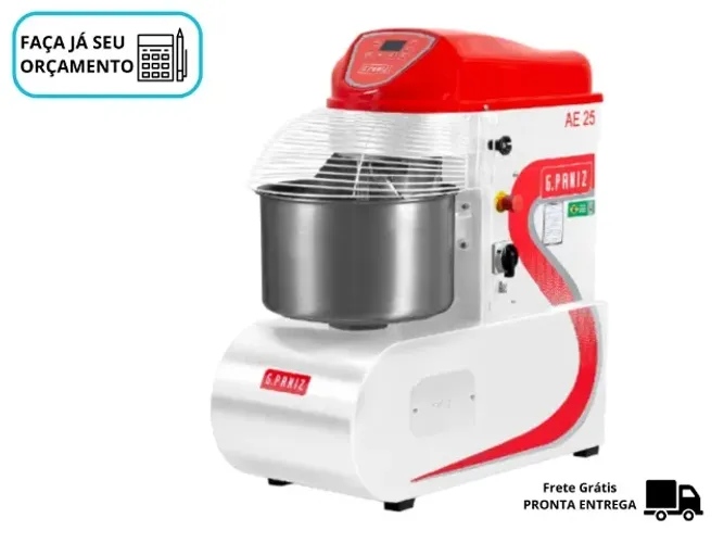 Amassadeira Espiral 25 Kg Monofásica G.Paniz AE25G2 220v Nova