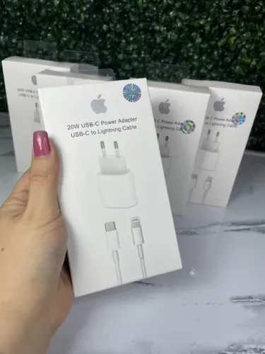 Carregador Turbo 20w Para iPhone 7 8 Plus X 11 12 13 14 Cor Branco