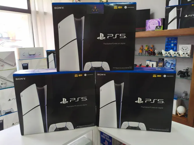 Ps5 slim digital novo lacrado loja física centro de Jundiaí