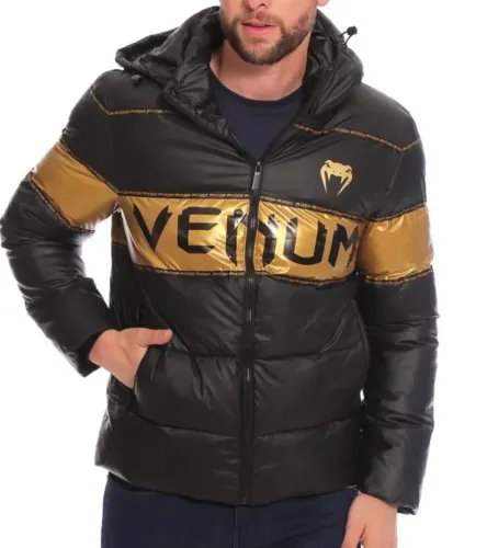 Jaqueta Venum Masculina Dourada e Preta