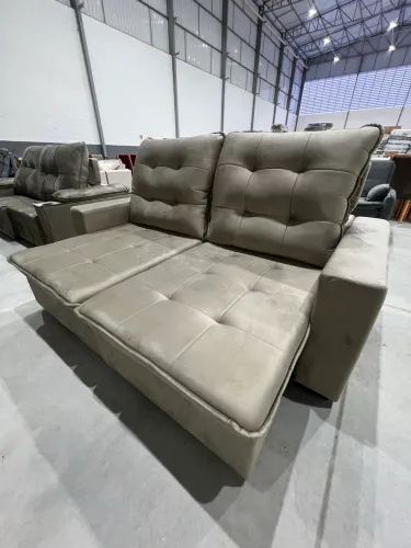Sofá Retrátil com Molas Super Confortável NOVO