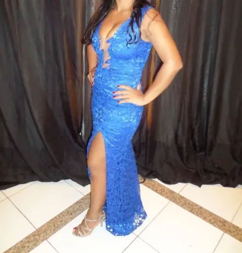 Vestido Azul Royal