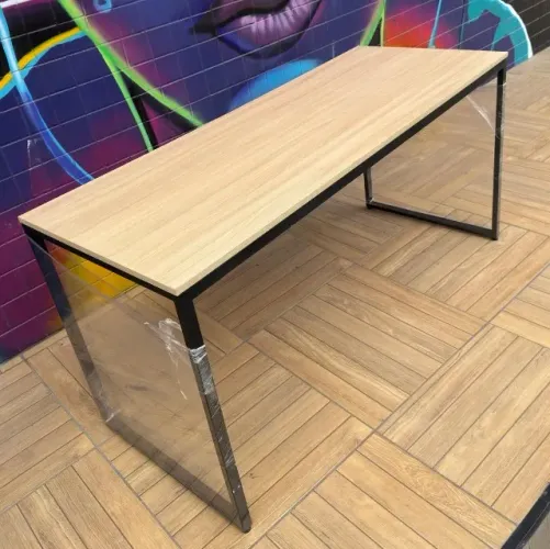 Mesa de Pinus para Escritório, Bancada Gamer e Cozinha - Estilo Industrial Reforçada