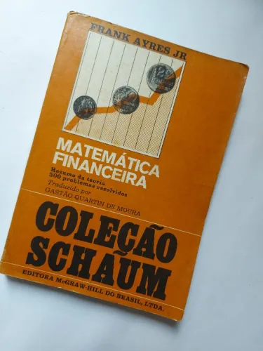 Vintage Livro Matemática Financeira Coleção Schaum - Frank Ayres Jr. 500 exercícios- usado