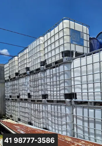 IBC GRADEADO 1000L SEMI NOVOS EXCELENTE