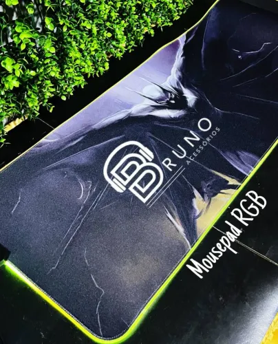 Mousepad Batman Com Led RGB