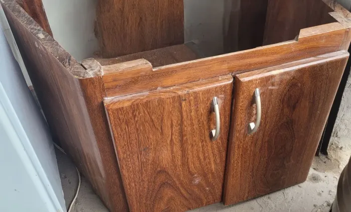 Armario Lavabo Suspenso Madeira