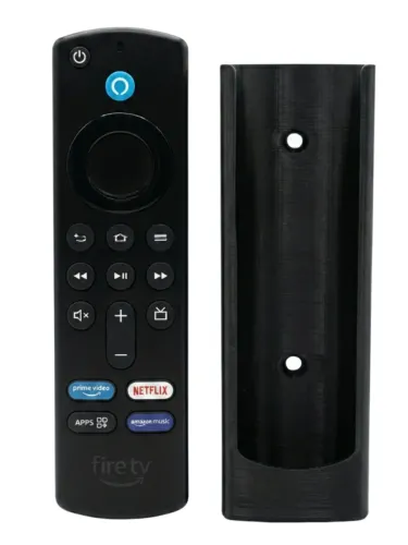 Suporte para Controle Fire Stick com Fixação na Parede ou Fita 3M