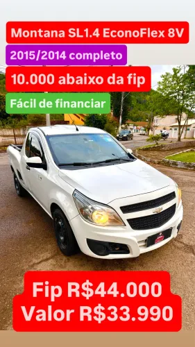 Chevrolet Montana LS 1.4 2015/2014 - Versão LS completa
