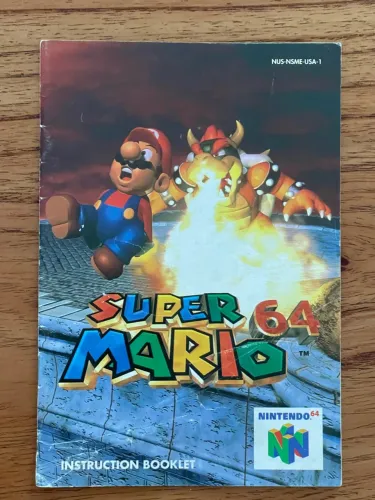 Manual Super Mario 64 Nintendo 64