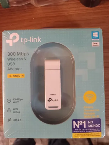 Adaptador USB Wireless N 300Mbps TP-Link TL-WN821N