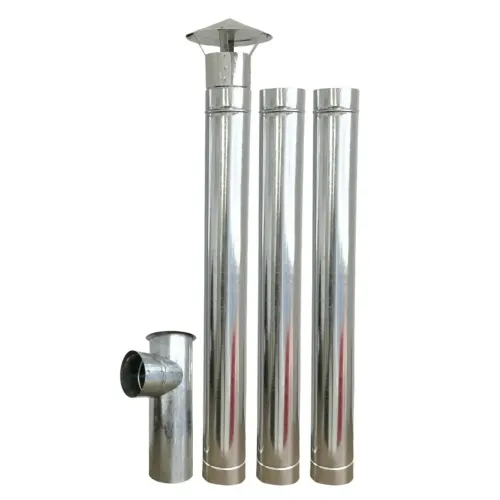 Chaminé inox semi-nova