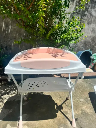 Banheira Infantil com Suporte + Trocador - Galzerano