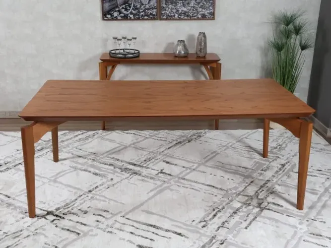 Mesa de Jantar Diana New Laminado 180x90m - Rafana - ENTREGA EM 24H