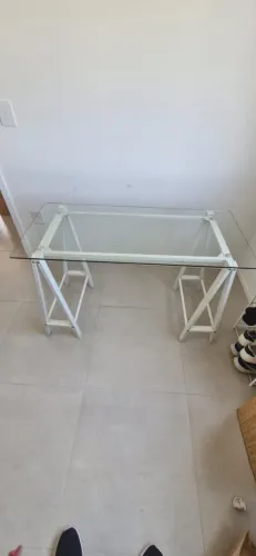 Mesa de Escritório de Vidro
