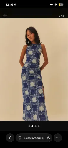 Vestido farm azul