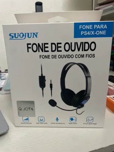 FONE HEADSET COM MICROFONE