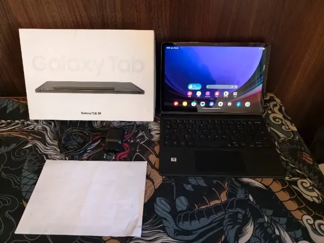 tab s9 completo e na garantia até Dezembro