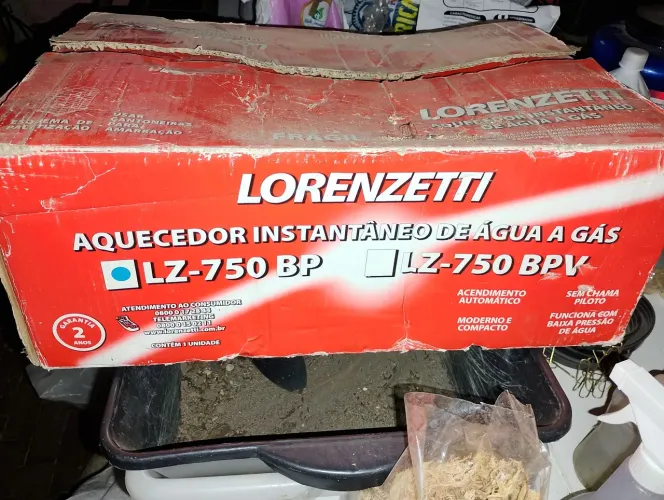 Aquecedor a gás Lorenzetti LZ-750bp