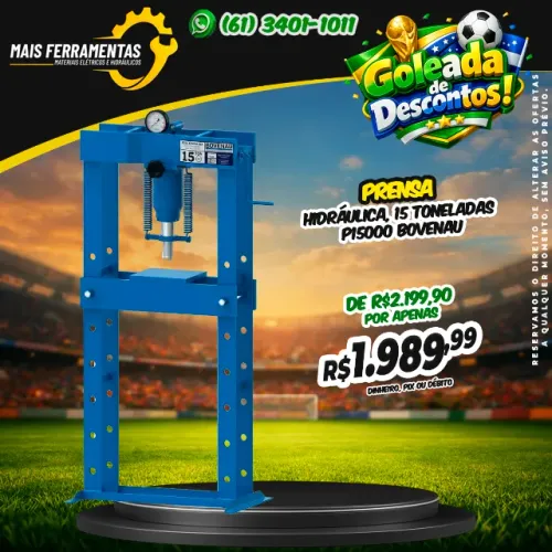 Prensa hidráulica 15 toneladas P15000 BOVENAU