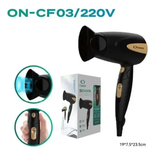 Secador de cabelo dobrável on-cf03