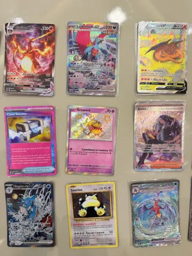 Cartas Pokémon Especias e Raras (valores na descrição)