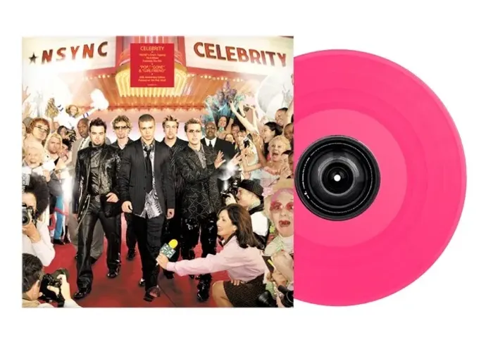 *NSYNC Celebrity Disco de Vinil LP importado colorid edição de aniversário