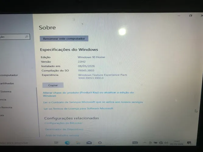 Vendo notebook com uma tecla (control) ruim