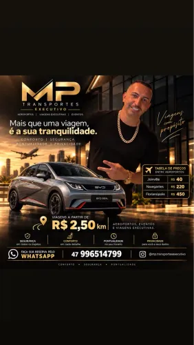 Uber particular, transporte executivo