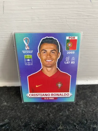 Figurinha Cristiano Ronaldo Copa 2022