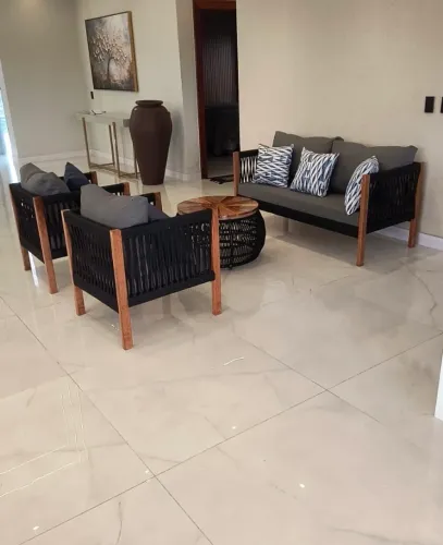 Conjunto de sofá para área gourmet