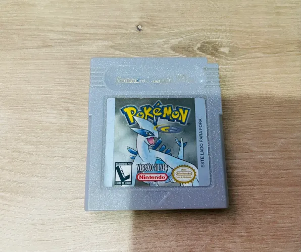 Pokémon Silver Original Game Boy - Não Salva (Necessita Troca de Bateria)