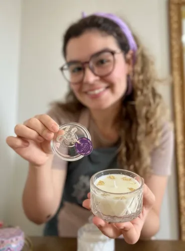 Vela Aromática Potiche Realeza