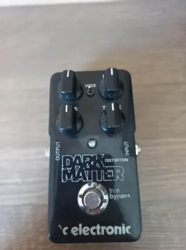 Dark matter distortion (Tc eletronic)