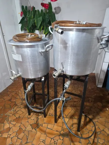 EQUIPAMENTOS COMPLETOS PARA PRODUÇÃO DE CERVEJA ARTESANAL - VENDO
