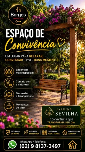 LOTE CONDOMÍNIO FECHADO JARDINS SEVILHA FRENTE MATA NASCENTE QUITADO OPORTUNIDADE ÚNICA FI