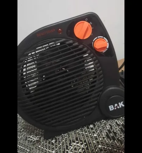Aquecedor de Ambiente Bak 2000W | 3 Níveis de Aquecimento | 220V