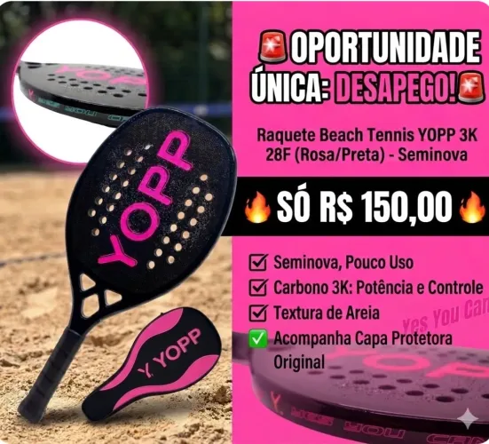 RAQUETE DE BEACH TENNIS