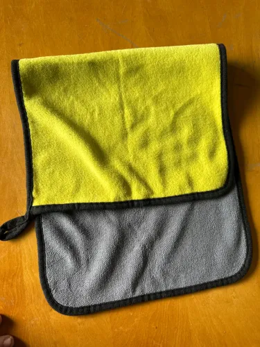 Pano Toalha Microfibra Felpuda 2 Lados 30x60cm 600gsm Automotiva Karbox