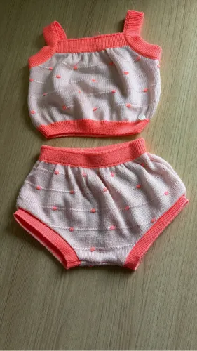 Conjunto verão TRICOT - 6/9 meses