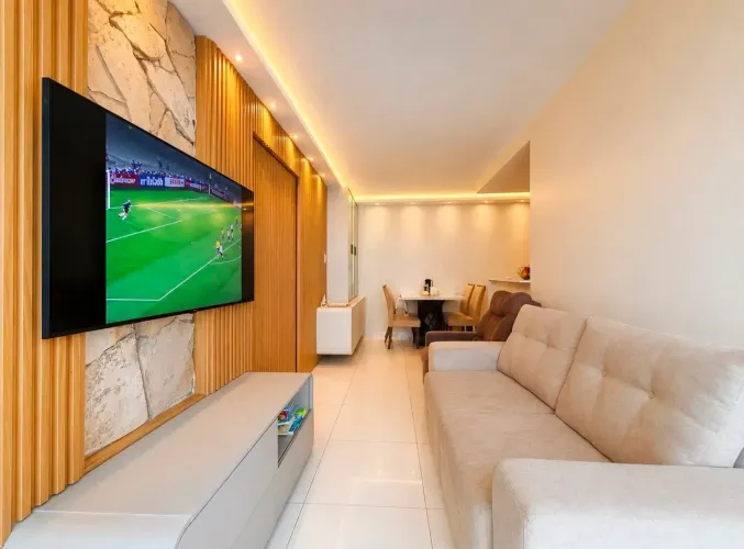 VENDO Apartamento MOBILIADO no Condomínio SPACE CALHAU 2