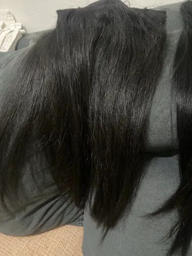 cabelo humano em telas