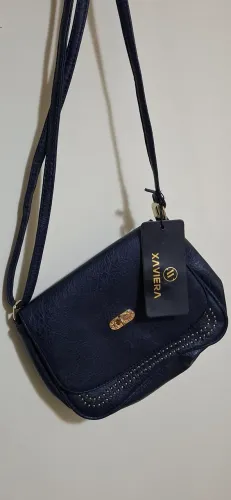Bolsa transversal Xaviera azul marinho
