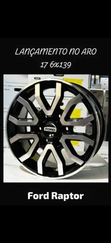Rodas Ranger Raptor aro17 novos em até 10x de R$462,00 no cartão de crédito