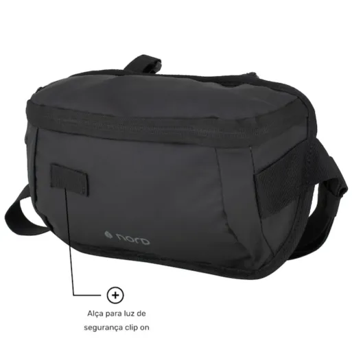 Pochete esportiva unissex (preta)