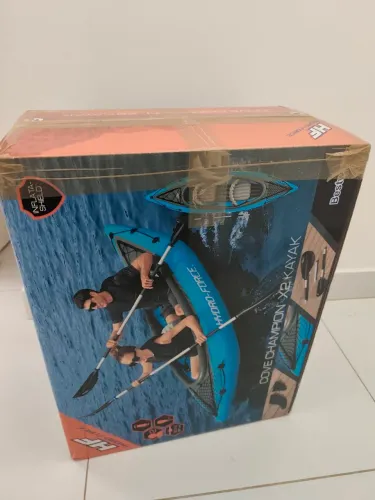 Caiaque Inflável Bestway Cove Champion X2 - Usado Apenas 1 Vez