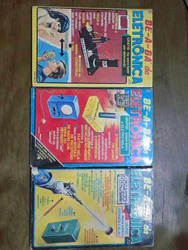 Revista Bê a Bá da eletrônica n°4, 7, e 11.