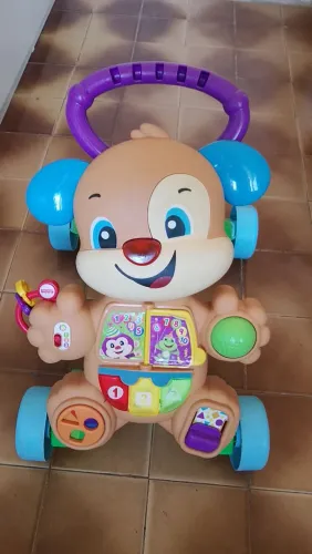 Andador Com Atividades Cachorrinho Fisher Price FRC78 - Mattel