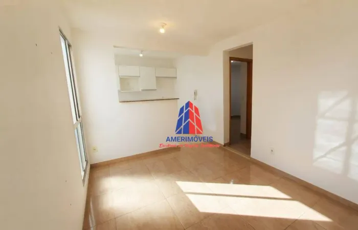 Apartamento com 2 dormitórios para alugar, 46 m² por R$ 1.537,00/mês - Jardim Terramérica 