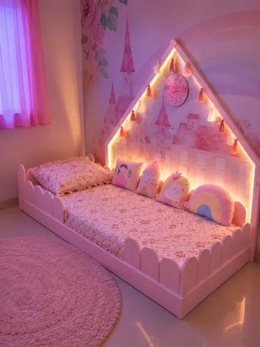 Cama solteiro pra menina 